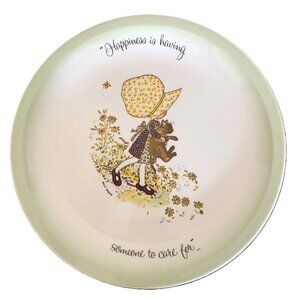 Holly Hobbie Plate 10.5 inch Start each day in a happy way Collector’s Ed 1972